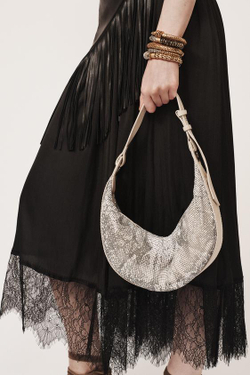 ZARA СУМКА С АНИМАЛИСТИЧЕСКИМ ПРИНТОМ — THE ITEM ZARA WOMAN, СЕРЫЙ