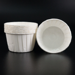 Капсулы для маффинов с бортиком Polca Dot Белые 50*40 мм, шт