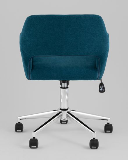 Стул офисный ROSS рогожка синий