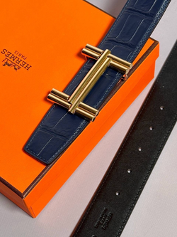Ремень Hermes из кожи крокодила