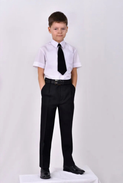 Брюки мальчиковые для мальчика школьные черные классические классика костюмные офисные строгие деловые прямые