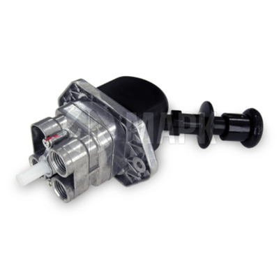 Кран а/м КАМАЗ-6520, MAN ручного тормоза 3-х выводной (аналог WABCO) TRUCKMARK