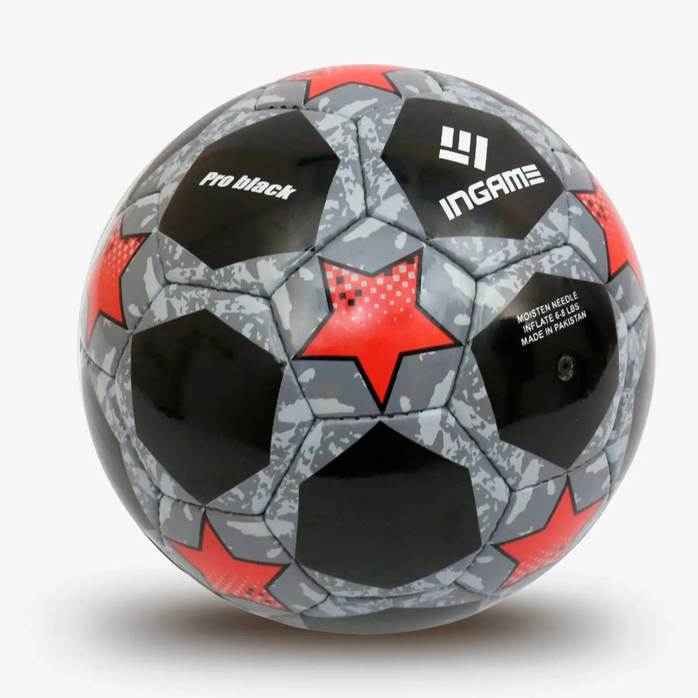 Мяч футбольный INGAME PRO BLACK, №5