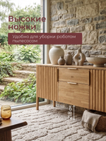 Тумба двухдверная 2 ящика Розенбург из массива дуба