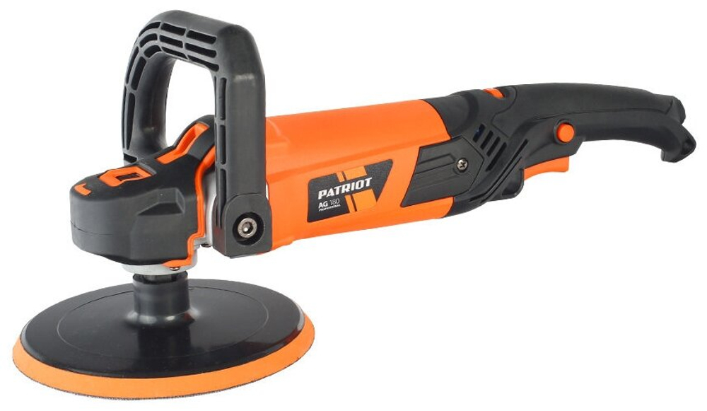 Машина угловая полировальная PATRIOT AG 180, мощность 1200Вт, диаметр диска 180 мм (110300180)