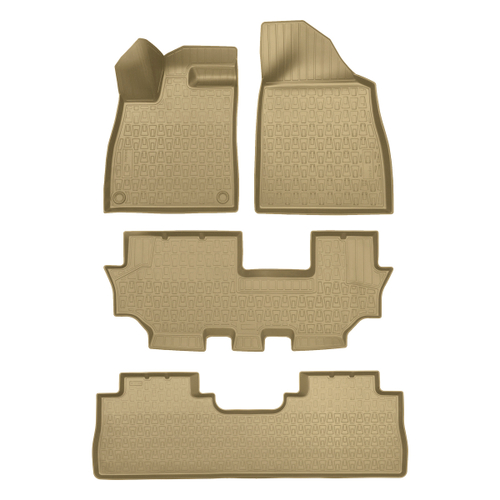 Ковры в салон Norplast/Unidec для GAC GS8 II (2021-), Бежевый, 1,2 ряд, арт.NPA11-C27-206-B