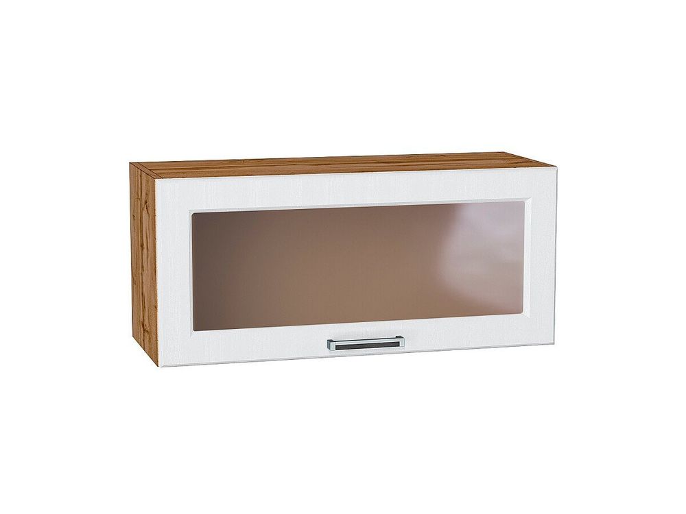 Шкаф верхний горизонтальный остекленный Прага