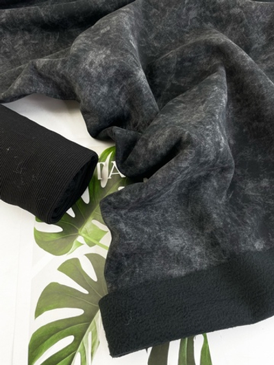 ЧЕРНЫЙ - Кашкорсе с лайкрой, пенье