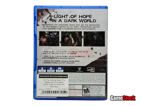 PS4 The Walking Dead: The Telltale Definitive Series (Б/У, Русские субтитры, CUSA-16506)