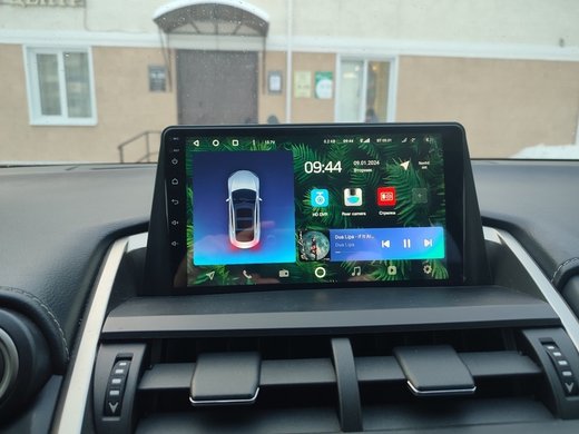 Магнитола для Lexus NX200, NX200t, NX300h 2014-2017 (джойстик-шайба) - FarCar DX9-9619A монитор 9" IPS на Android 13, 4+64Гб, CarPlay