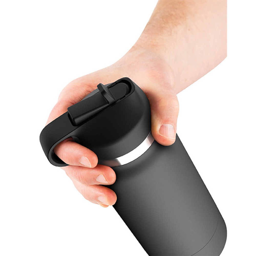 Телесный мастурбатор-вагина 23,8см в серой фляге PipeDream PDX Plus Fuck Flask Secret Delight Stroker in Light RD62821