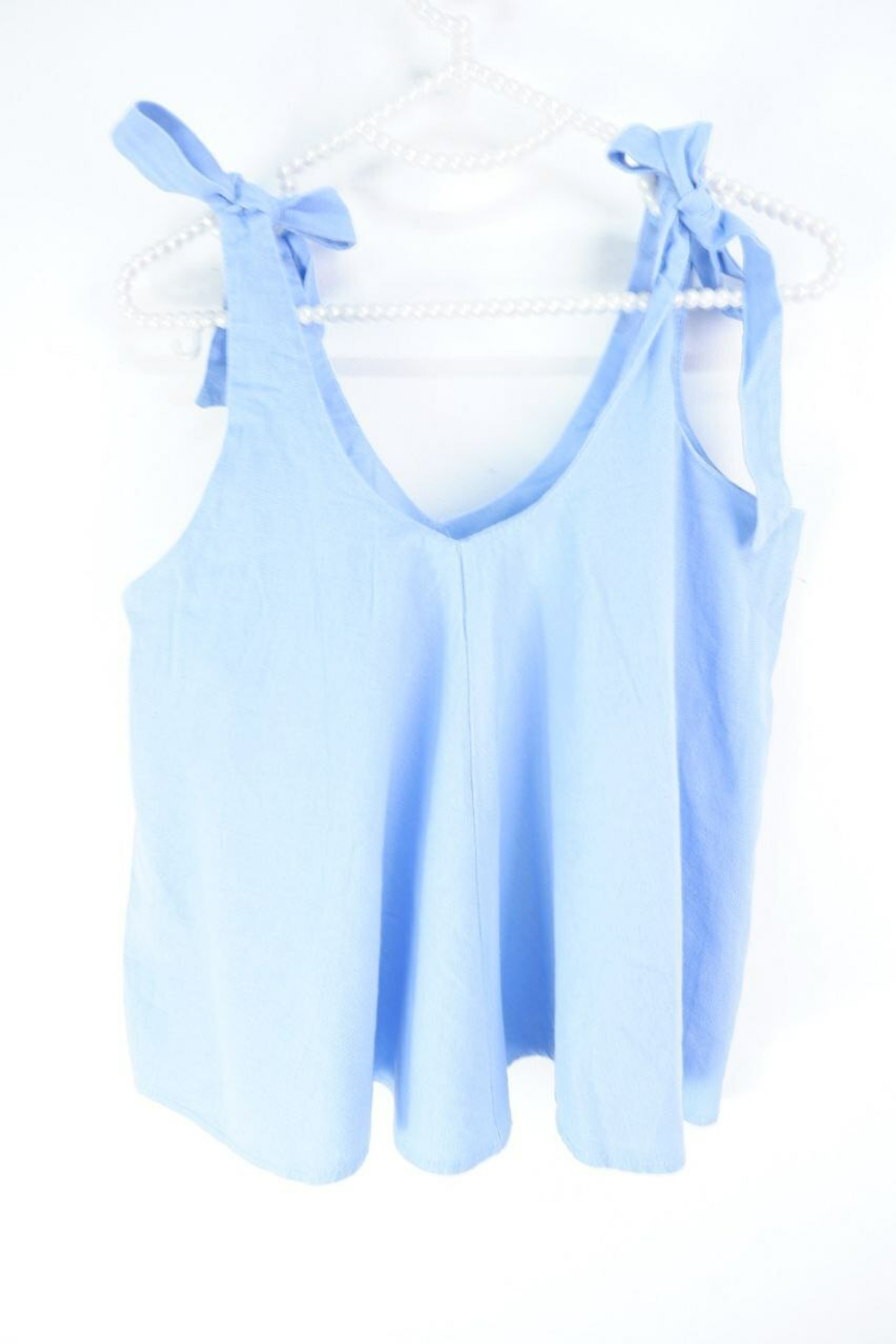 Топ летний из хлопка и льна 42 размер