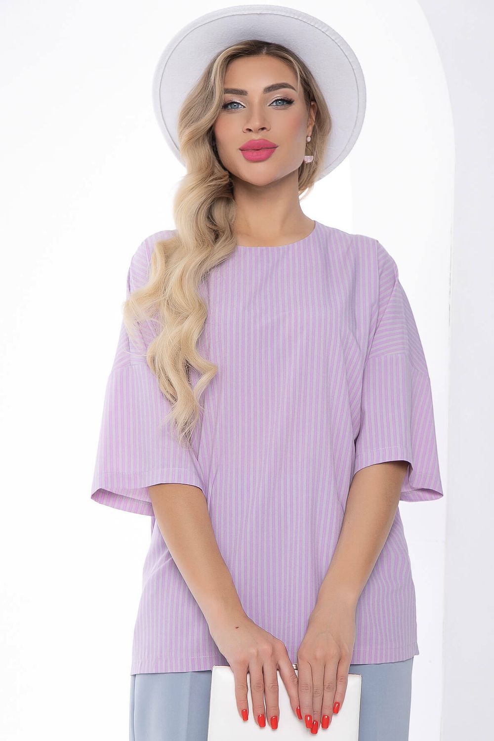 Блуза "Лола" (сирень) Б8858 LT Collection