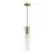 5058/5LA PENDANT ODL24 385 золотой/янтарный/металл/стекло Подвес LED 5W 3000K SCROW