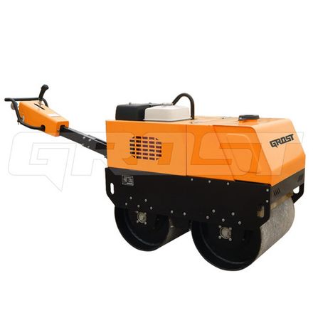 Виброкаток ручной GROST VR500SD двухвальцовый дизельный - [588 кг / 178F]