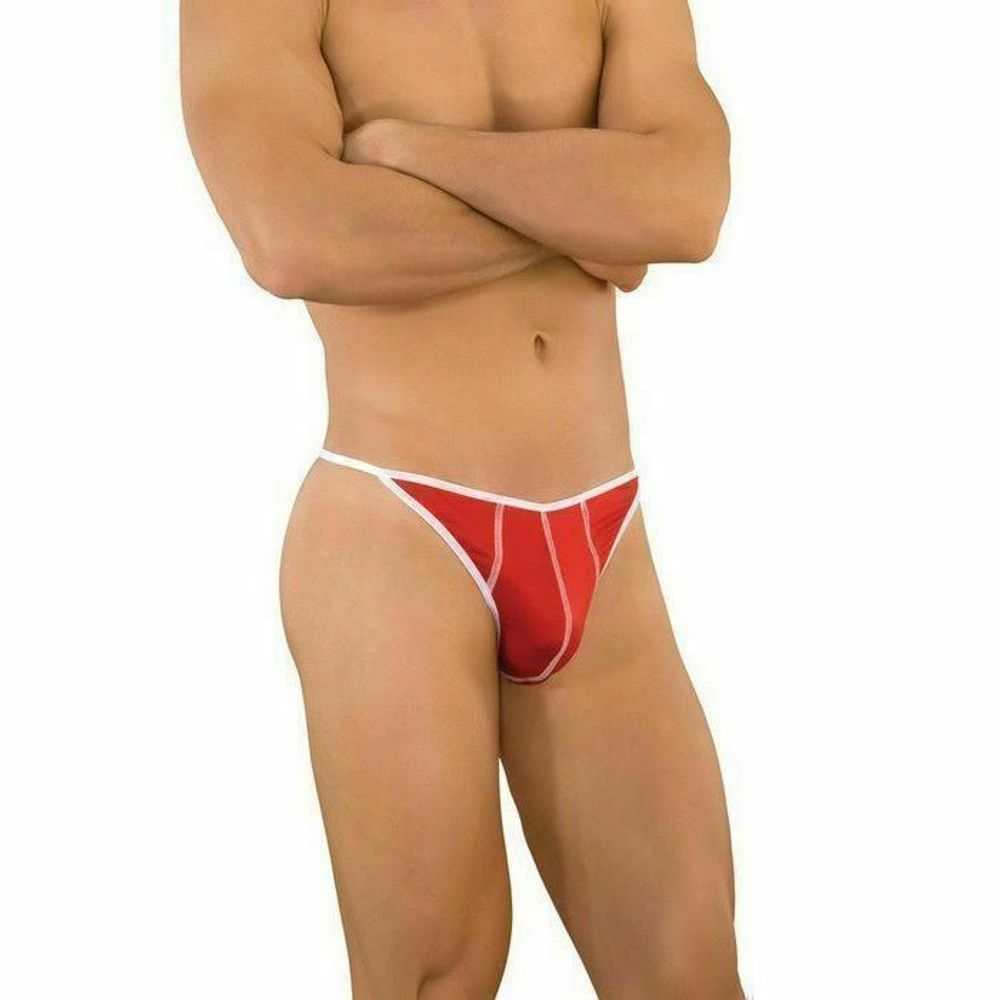 Мужские трусы стринги красные La Blinque LB15018