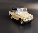 Модель автомобиля в масштабе 1:43 "УАЗ-469" в родной коробке, металл, пластик, СССР, 1970-1990 гг.