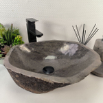 Раковина из речного камня RS-65145 46*39*15 0856