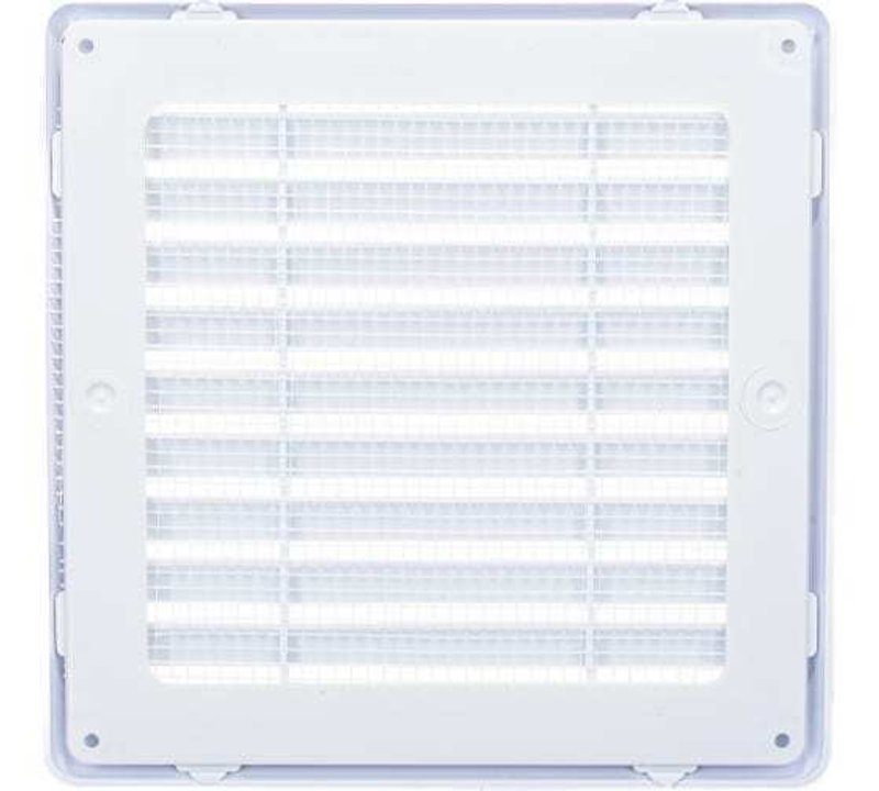 Решетка вентиляционная разъёмная 218х295 мм с москитной сеткой