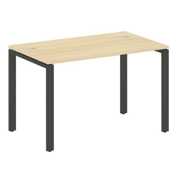 Metal System Стол письменный на П-образном м/к БП.СП-2 Акация Лорка/Металл Антрацит 1200*720*750