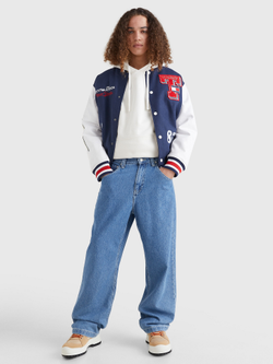 Джинсы Tommy Jeans Baggy Fit Tommy Logo Medium Wash