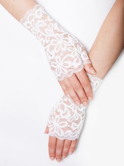 Митенки 0620-3 белый