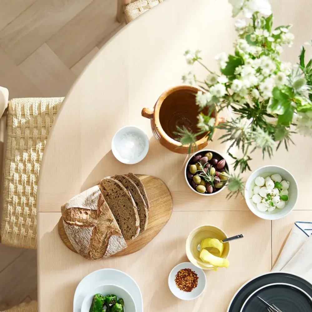 Раздвижной стол - IKEA SKANSNÄS/SKANSNAS, 115/170х75 см, СКАНСЭС ИКЕА, светло-коричневый