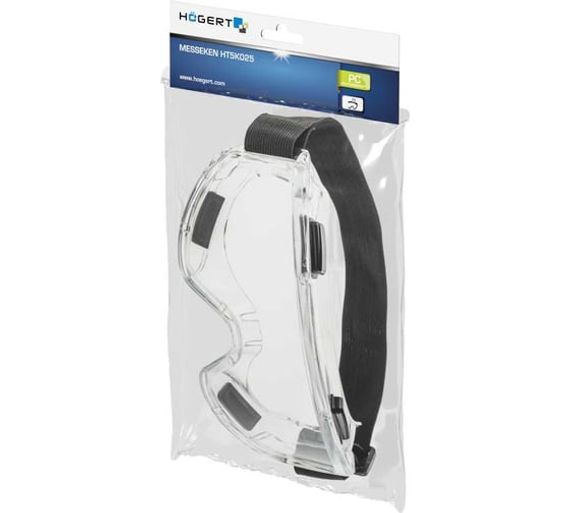 Очки защитные цвет линз: прозрачный универсальный размер MESSEKEN Högert, арт. HT5K025