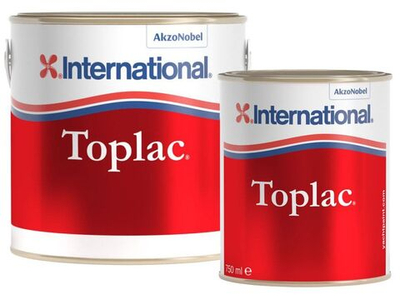 Силикон-алкидная эмаль "TOPLAC" темно-бордовый (350), 0,75 л. (10005548)