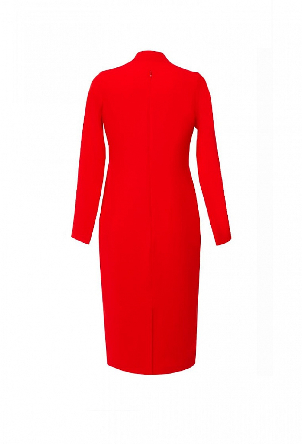 Платье прямого покрова красное 19-02-19FW