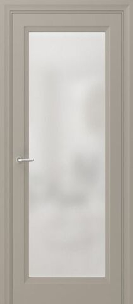 Межкомнатная дверь Фрамир Arta 1 PO Сатинат Грей софт