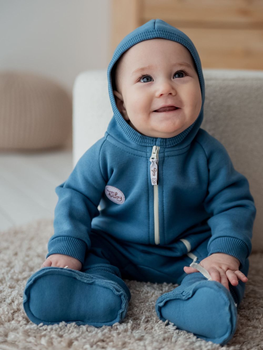 Пинетки "Деним" 0+