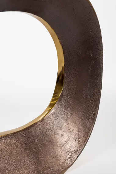 Ваза металлическая золото