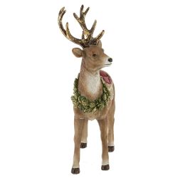 GAEM Фигурка декоративная "Олень", L18 W7 H27 см