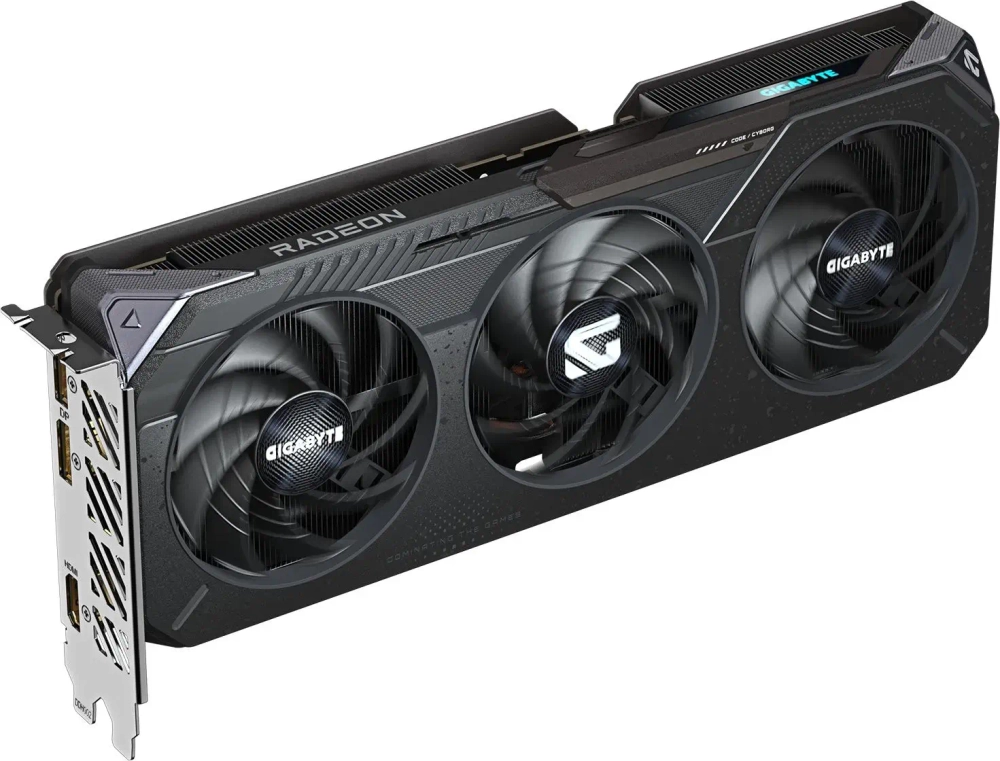 Видеокарта Gigabyte GV-R9060XTGAMING OC-16GD, 16Gb GDDR6, 128bit, HDMI, DP, BOX