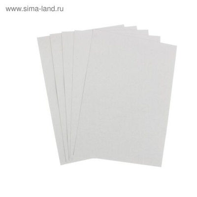 Картон белый А4, 8 листов Мишка , мелованный, 235 г/м²