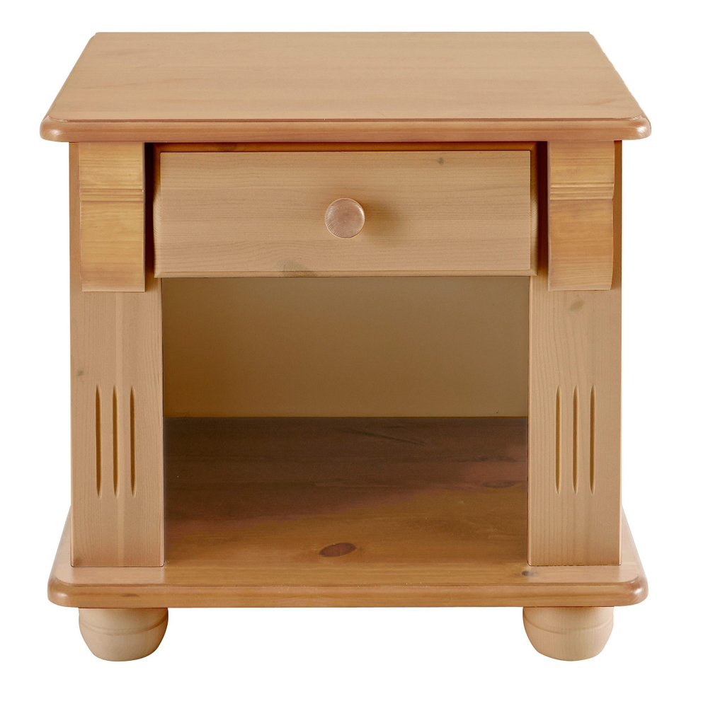 Тумба прикроватная Аделя из сосны, цвет натуральный