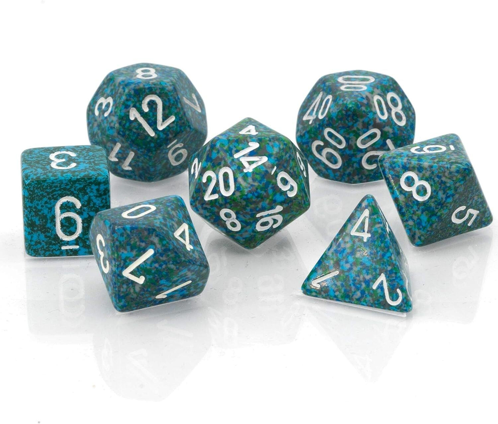 Chessex 7-dice set Sea
