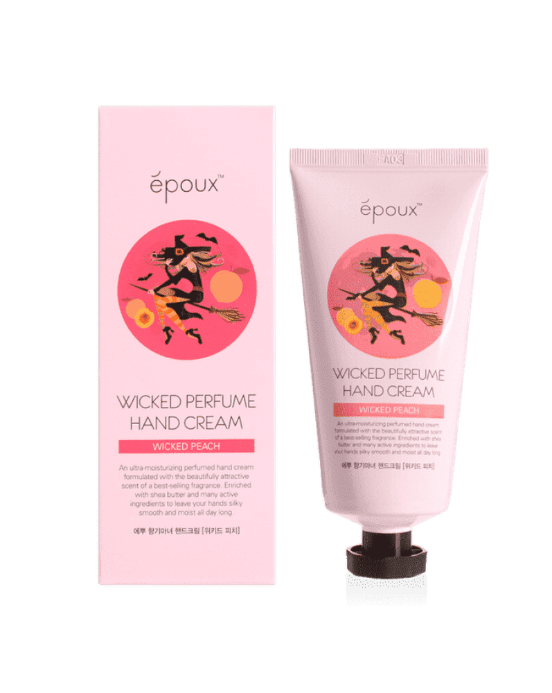 Крем для рук персик EPOUX WICKED PERFUME HAND CREAM PEACH, 80 мл