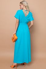 Платье "Вариация" (лазурь) Elza (Акция)