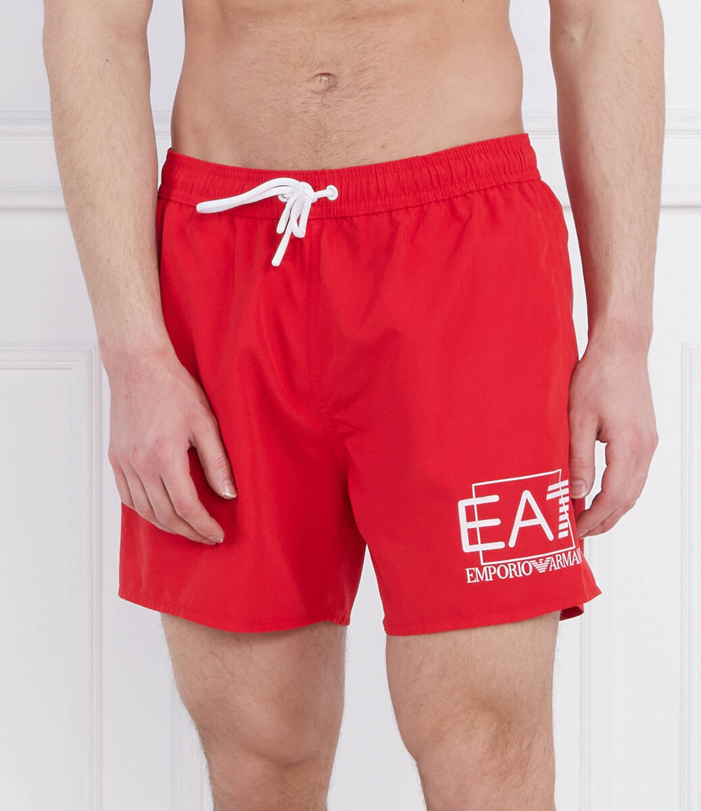 Шорты для плавания EA7 - красный(902000 3R739)