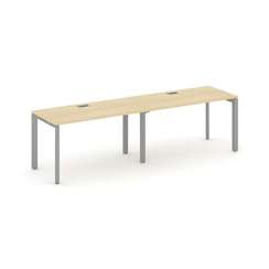 Style Project Рабочая станция односторонняя SN-59P.ORS-004 Акация Лорка/Металл Серый/Серебро Заглушк