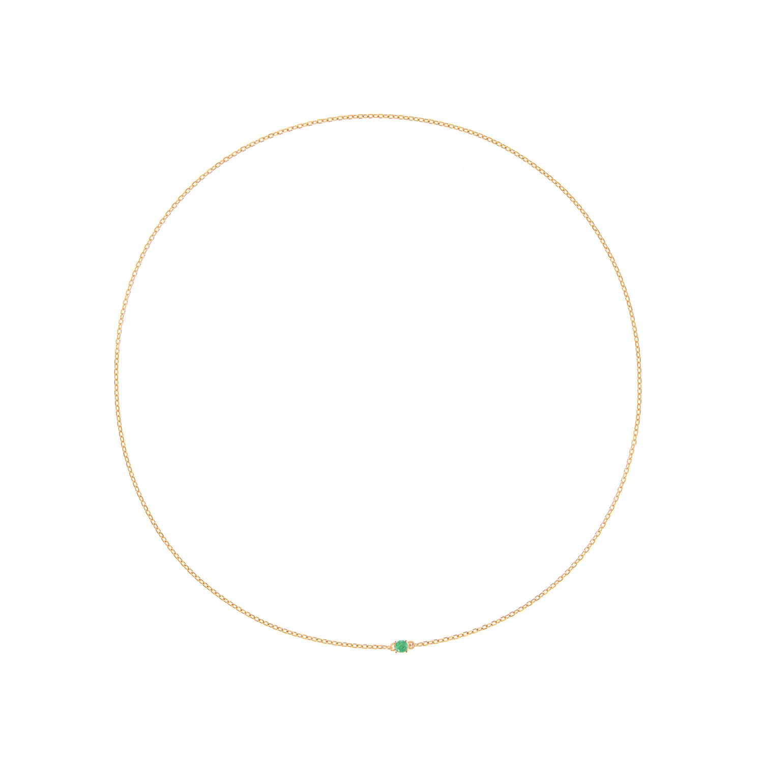 Вечное Колье VLV Forever Necklace - Emerald Gold