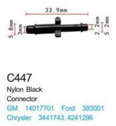 Клипса для крепления внутренней обшивки а/м GM пластиковая (100шт/уп.) Forsage клипса C0447( GM )