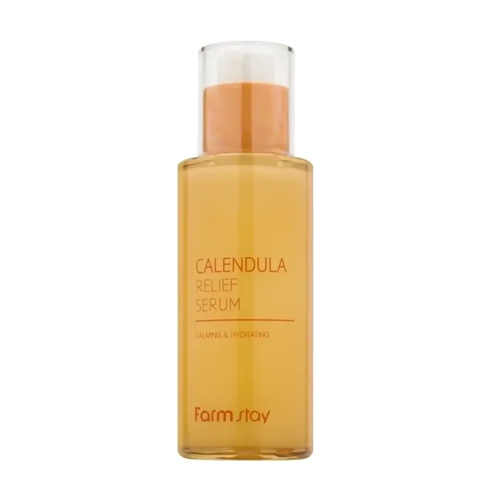 Успокаивающая сыворотка с экстрактом календулы FarmStay Calendula Relief Serum