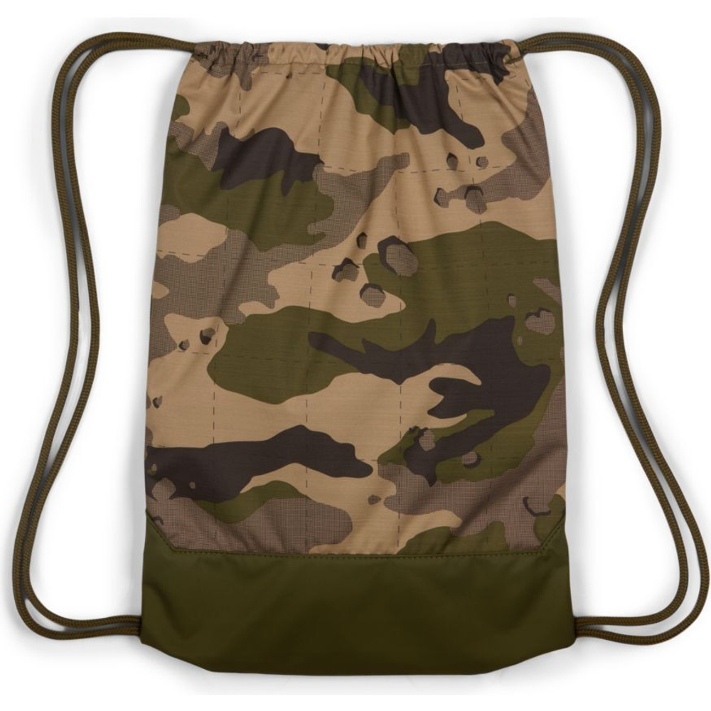 Рюкзак теннисный Nike Brasilia Camo Training Gymsack - khaki/rough green/white