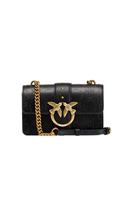 MINI LOVE BAG ICON NEW MONOGRAM - black