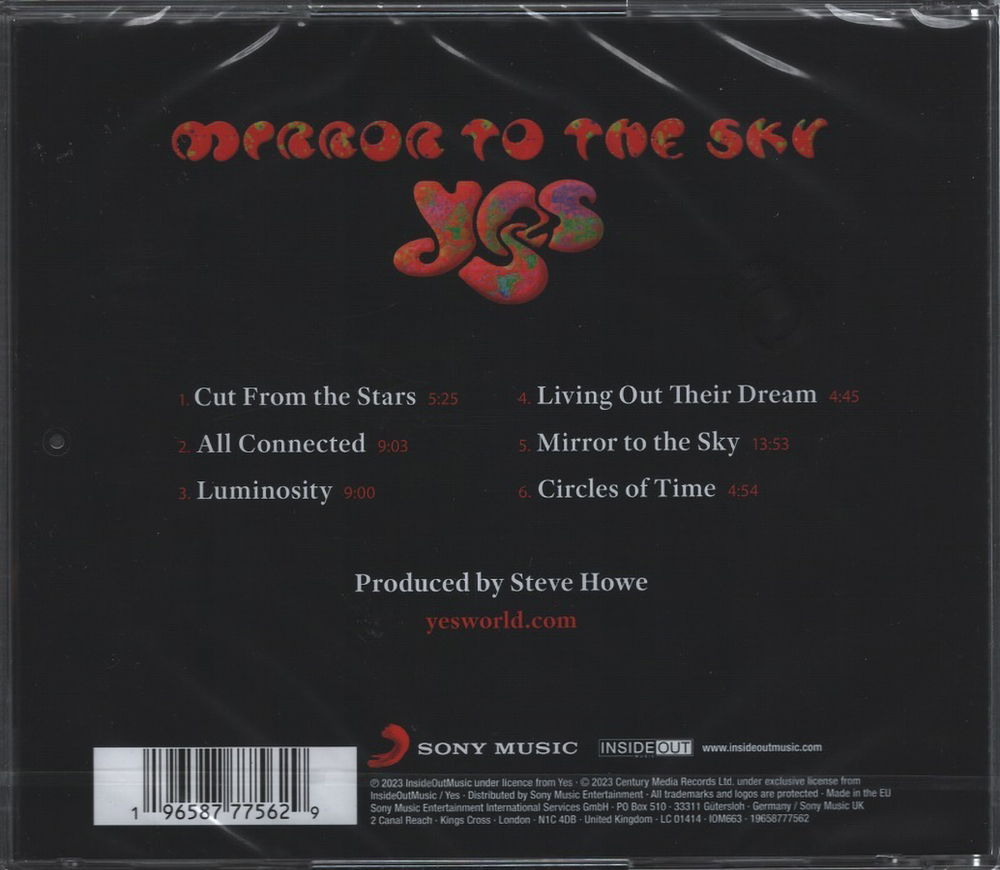 Yes / Mirror to the Sky (CD)