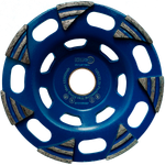 Чашка алмазная шлифовальная Турбо KRUGO MASTER 125x22,23x5mm, 81101250287