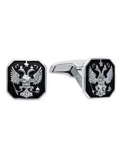 Запонки ювелирные с двуглавым орлом